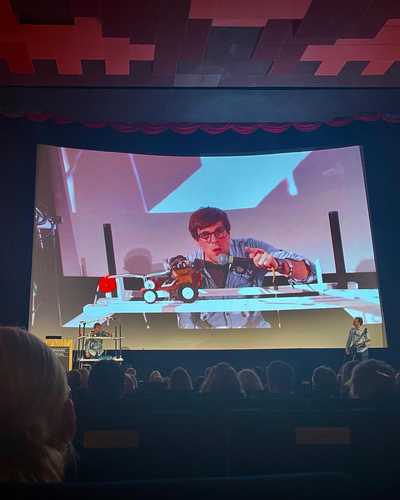 Foxdog Studios performing Robot Chef at Forward Fest in Vienna