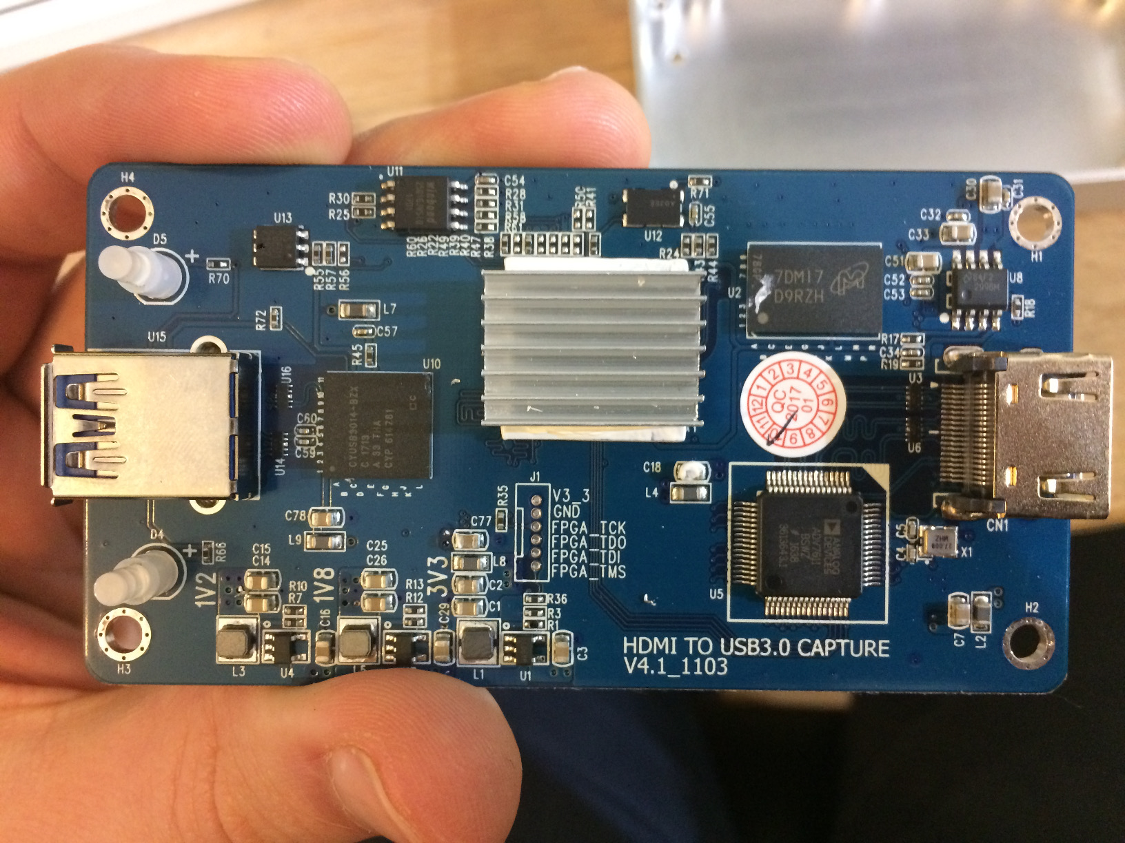 Circuit board of the hdmi to USB 3.0 capture card
